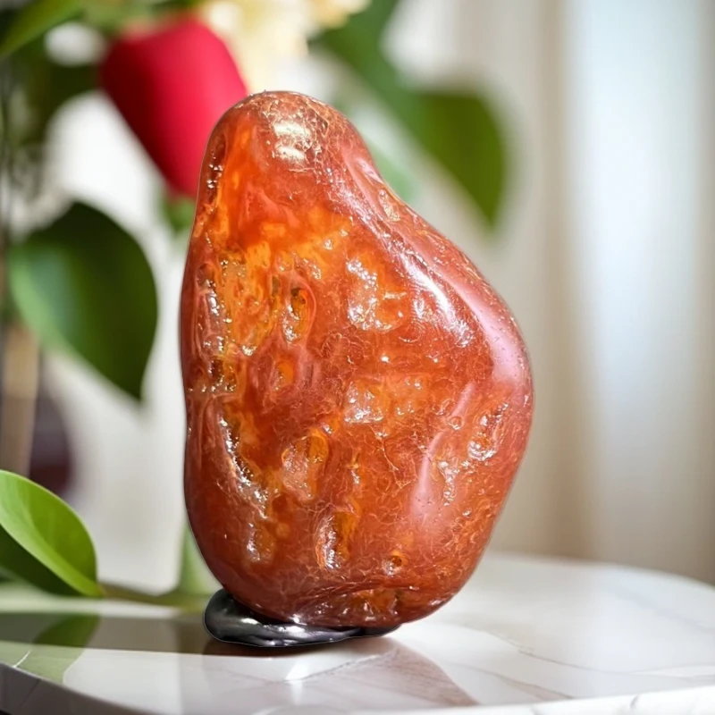 奇石摆件马料原石手持把玩摆件家居办公室原石摆件精品468观景石