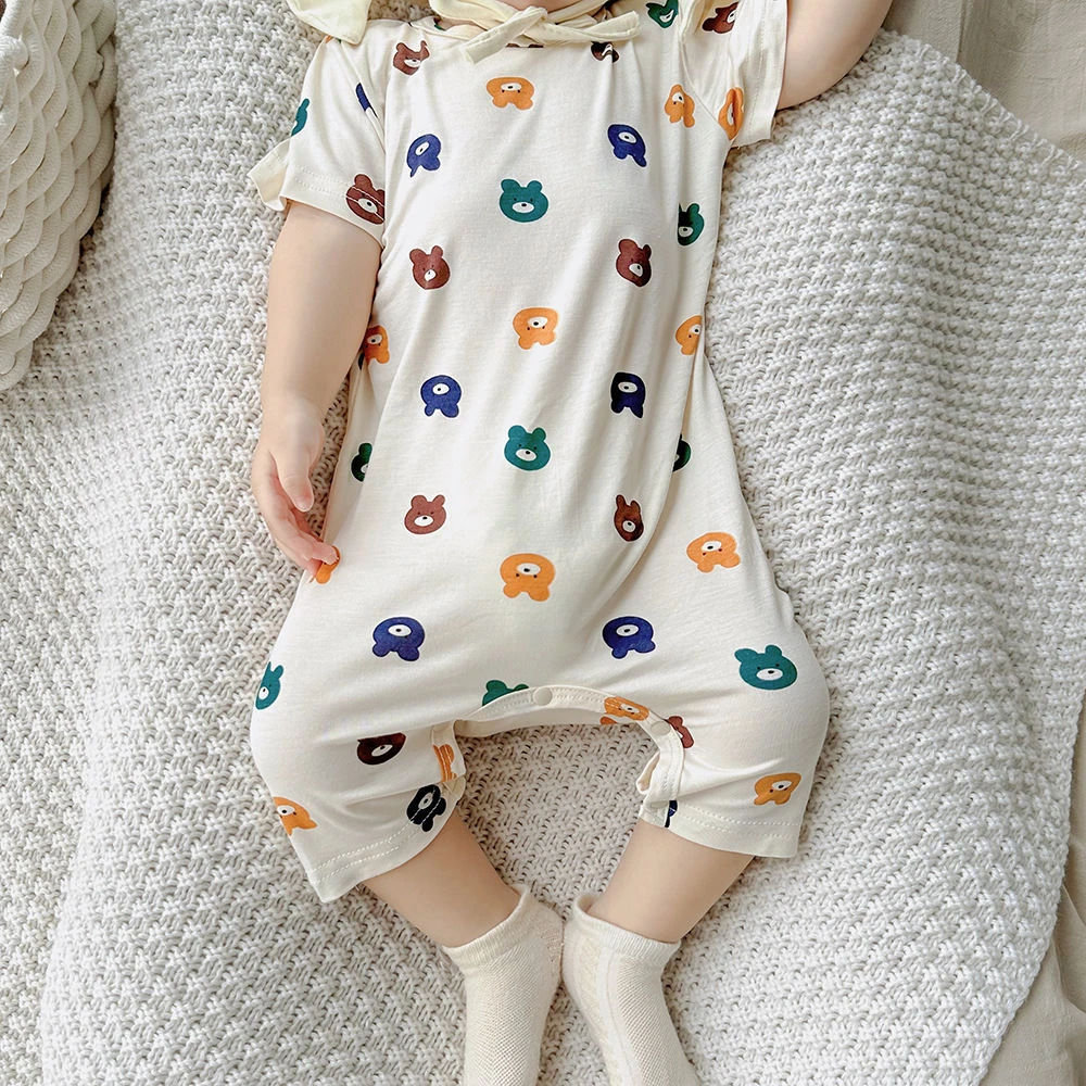 宝宝衣服婴儿连体衣薄款可爱哈衣爬服婴儿连体衣夏款