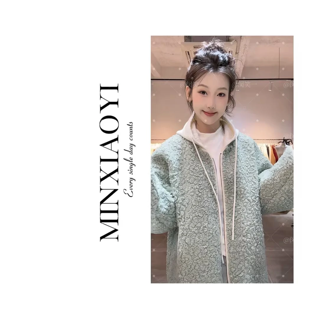 闵笑一【小羊卷卷】M494&设计款外套上衣女装