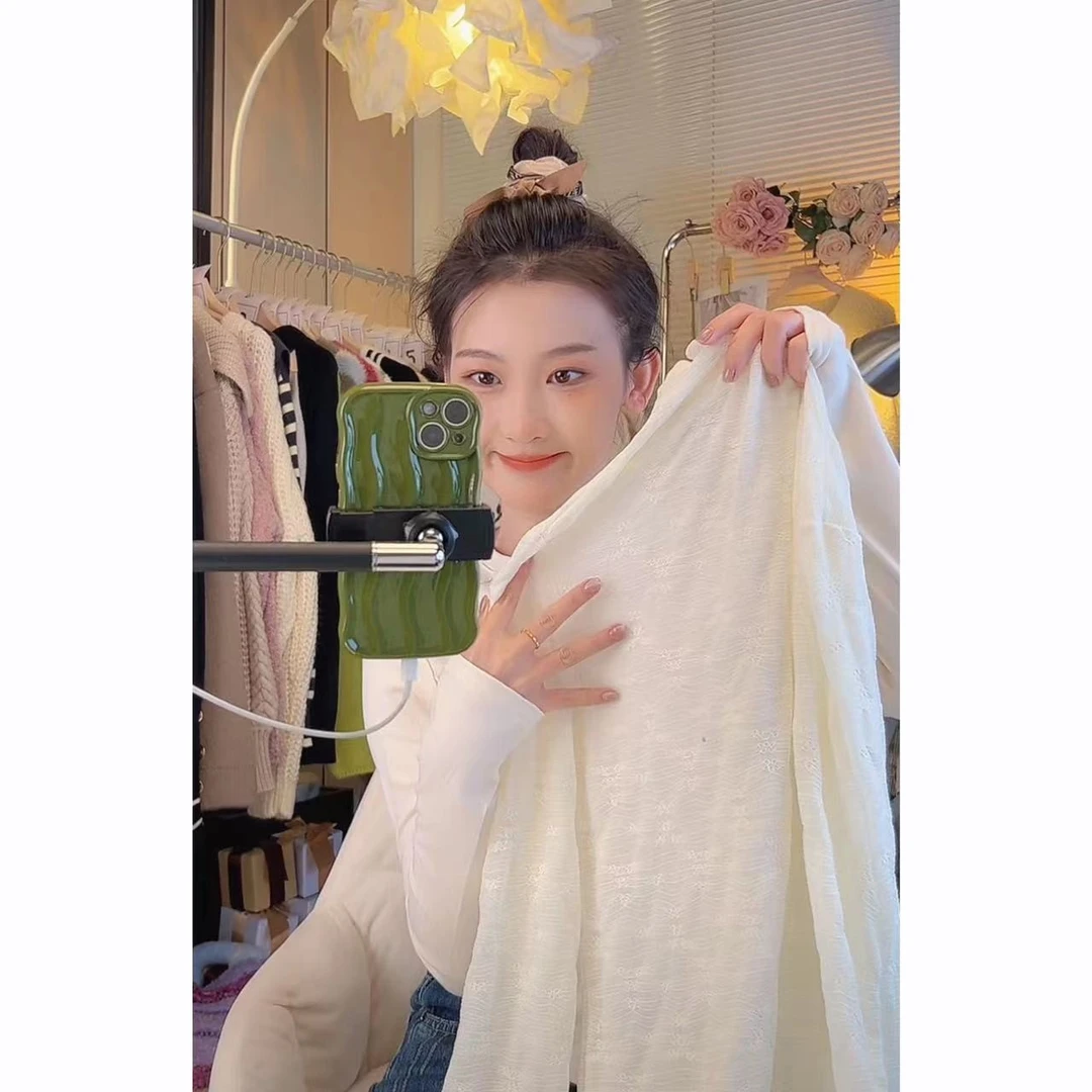 【笑一】流光蕾丝#G254打底时尚外搭开衫毛衣外套高档女款秋冬装