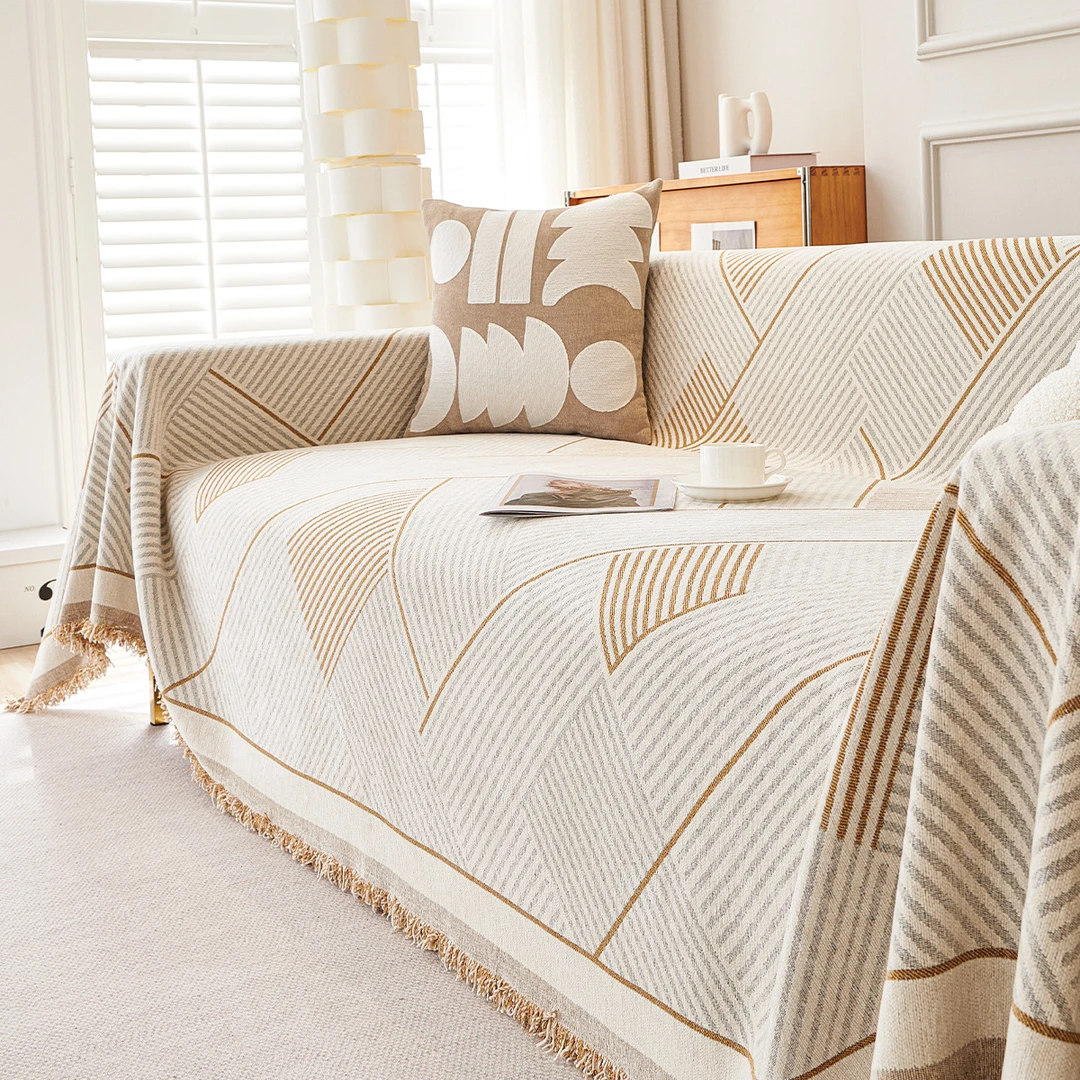 2023新款沙发巾全盖布沙发垫四季通用防猫抓雪尼尔沙发坐垫沙发套