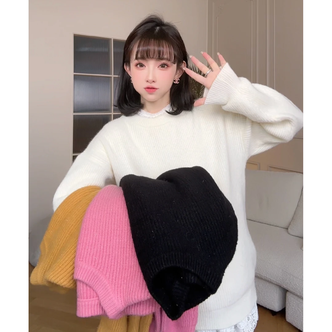 maodan/猫单【尼罗细闪】孕妇装秋冬针织打底衣亮丝毛衣保暖厚.