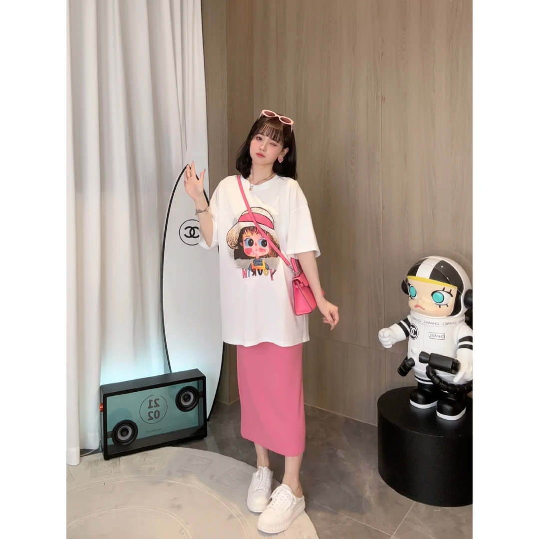 maodan/猫单【晴天女孩】娜娜的孕期穿搭/孕妇装夏装时尚洋气T恤