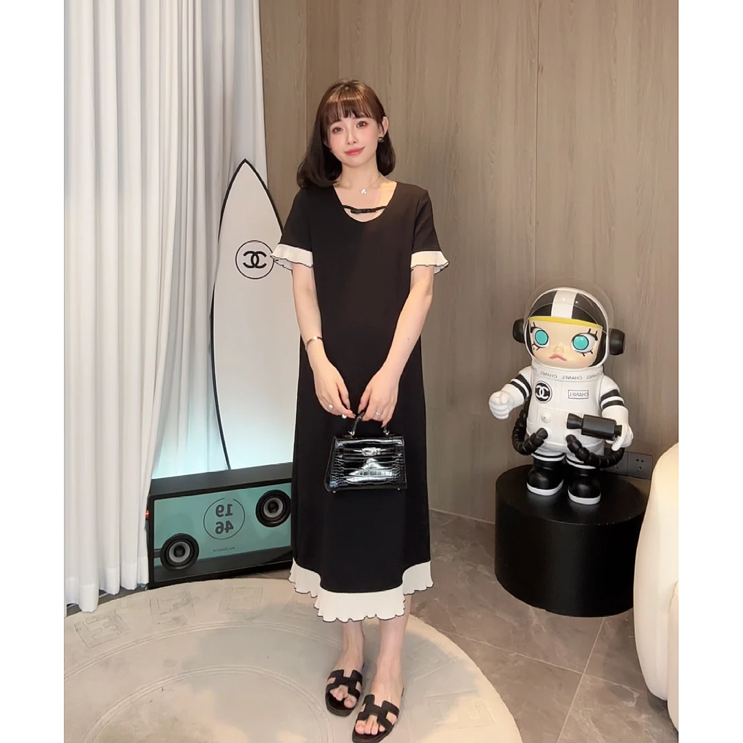 maodan/猫单清仓【巴伦剧院】娜娜的孕期穿搭/孕妇装夏装时尚连衣裙