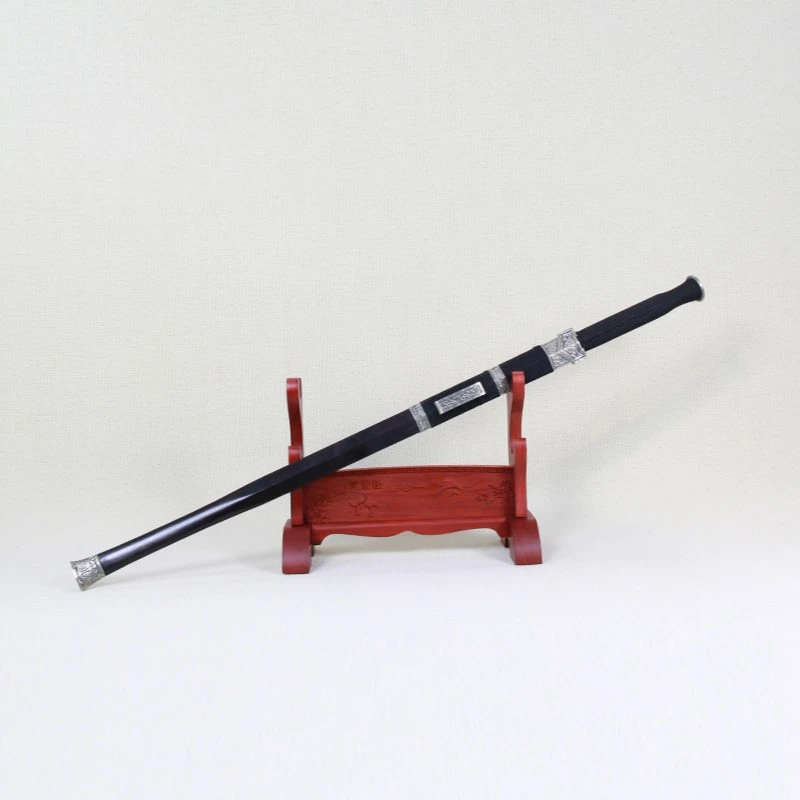 【陈师傅直播】白铜祥龙汉剑  沈广隆宝剑花纹钢未开刃