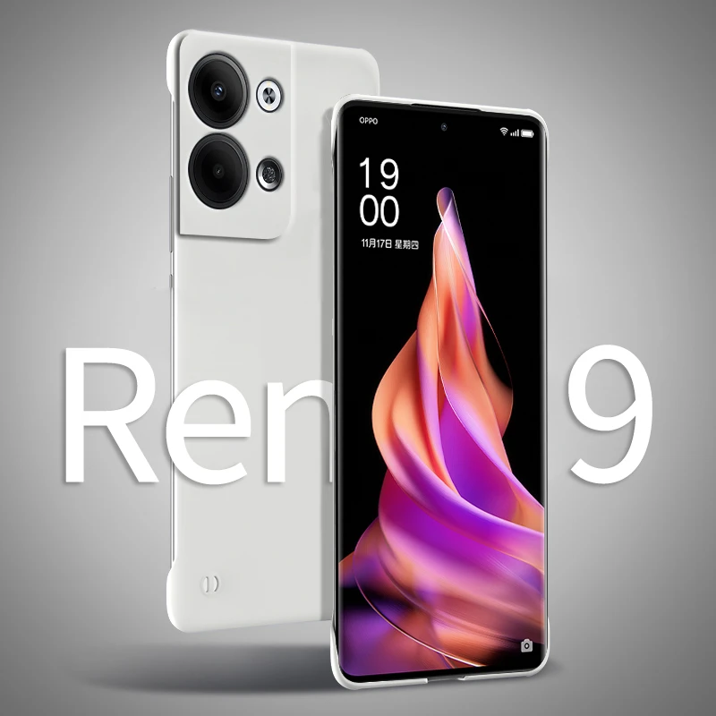 OPPO Reno9手机壳无边框散热防摔保护壳【防指纹手汗+裸机手感】