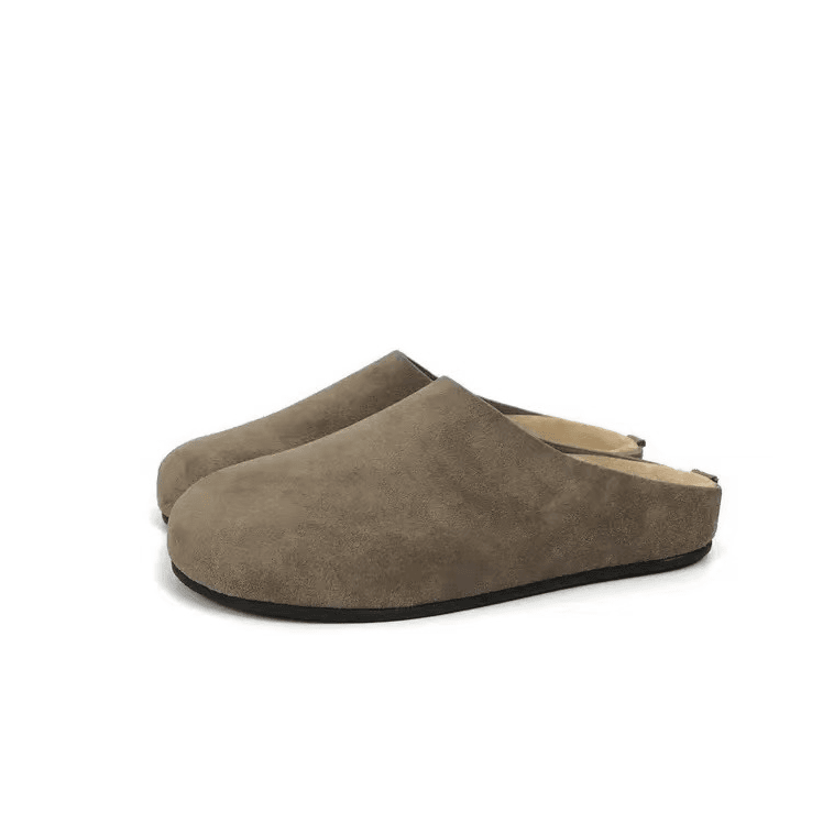 新款时尚百搭软底圆头半包勃肯鞋F1486