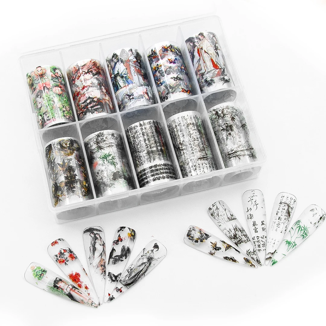 返潮复古转印贴纸古风中国风