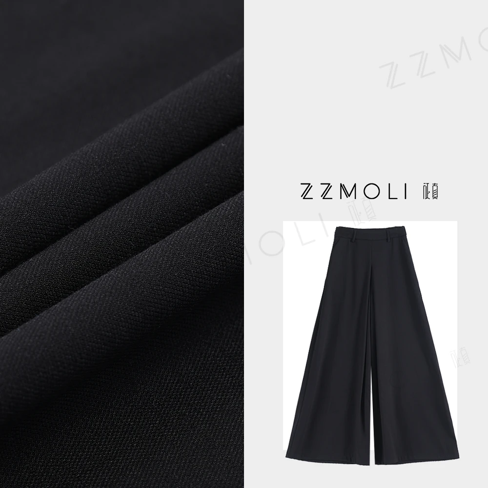 ZZMOLI“裙裤”2025御姐风气质阔腿裤女款潮流薄款休闲甩裤ZBK8753