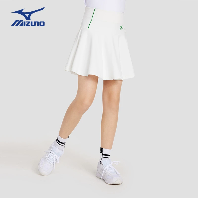 美津浓儿童夏季新款女中大童运动户外半身裙甜美简约运动裙Q8079