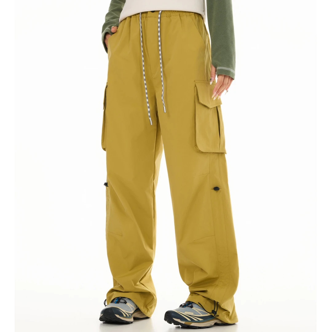 【工装潮流+防风防水+男女同款】户外高街直筒冲锋裤运动休闲裤