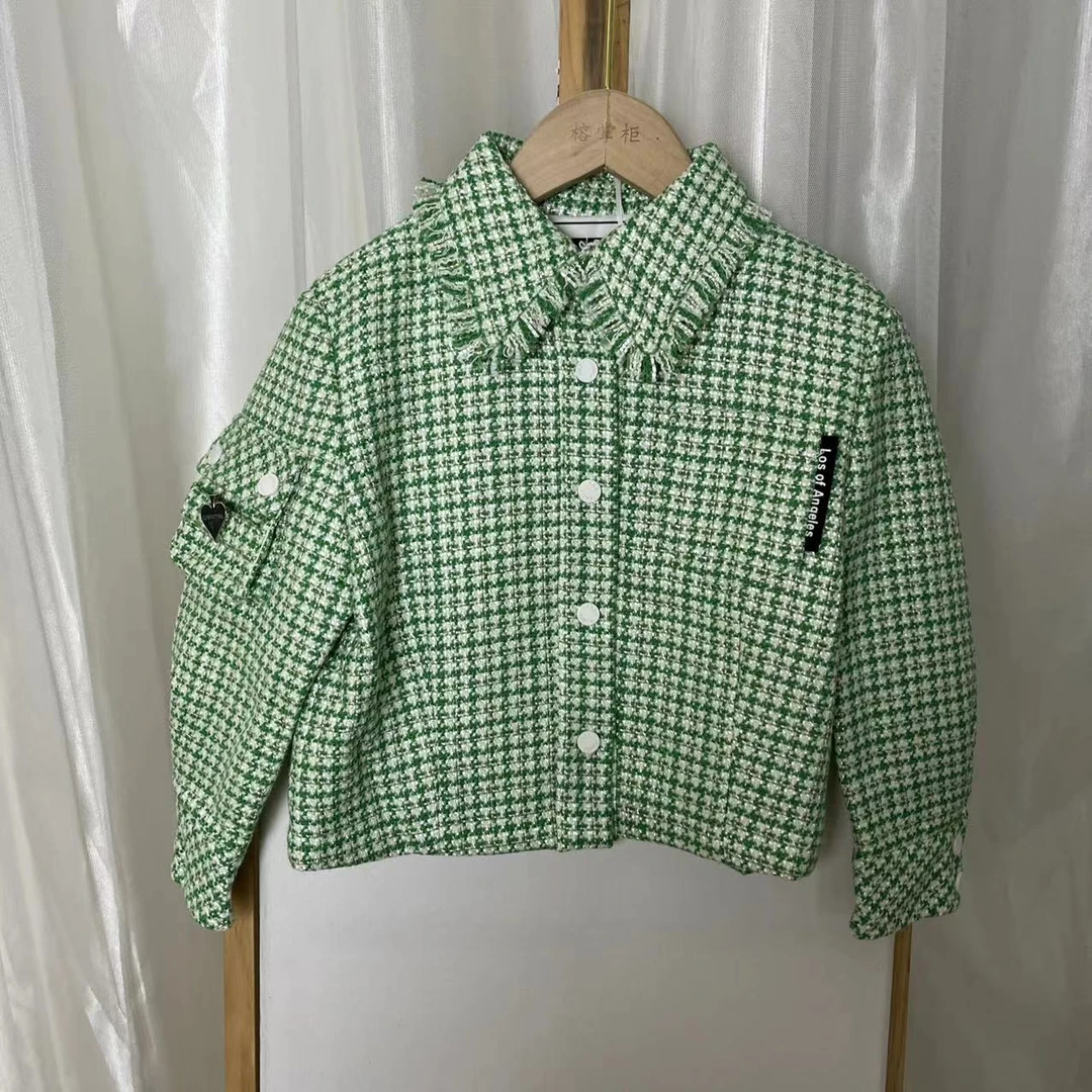 372格子外套 无吊2426