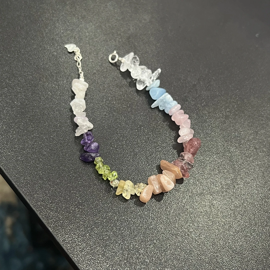 【大猫珠宝】水晶多宝碎石随型手串 KT24051907