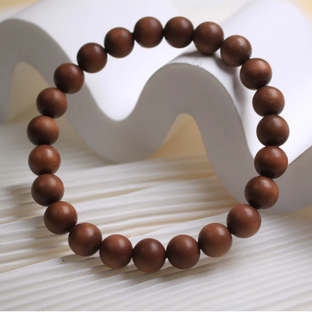 老山檀8mm单圈手串JYDM23103054