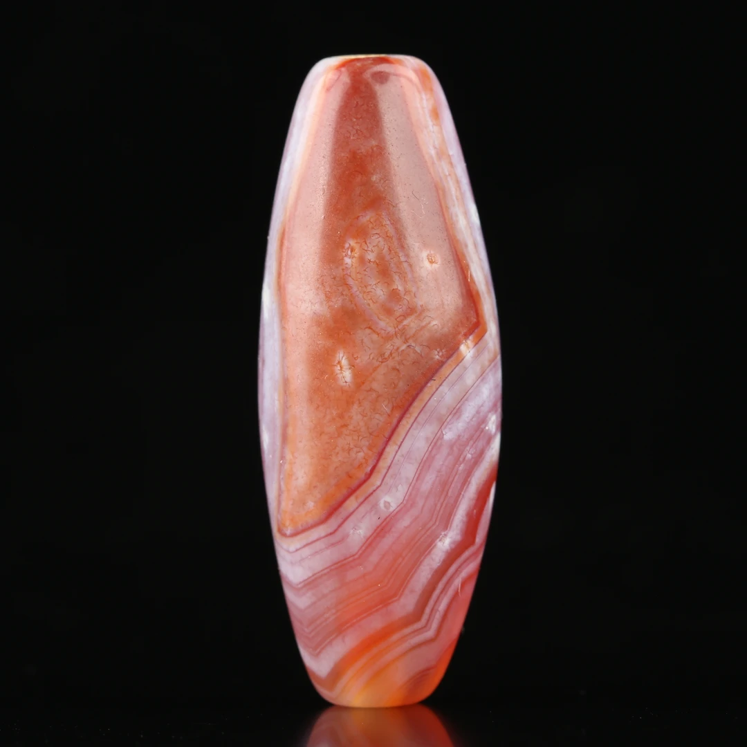 朴玉珠坊 经典奶皮冰红金刚眼缠丝勒子 玛瑙项链/吊坠 手工珠原创