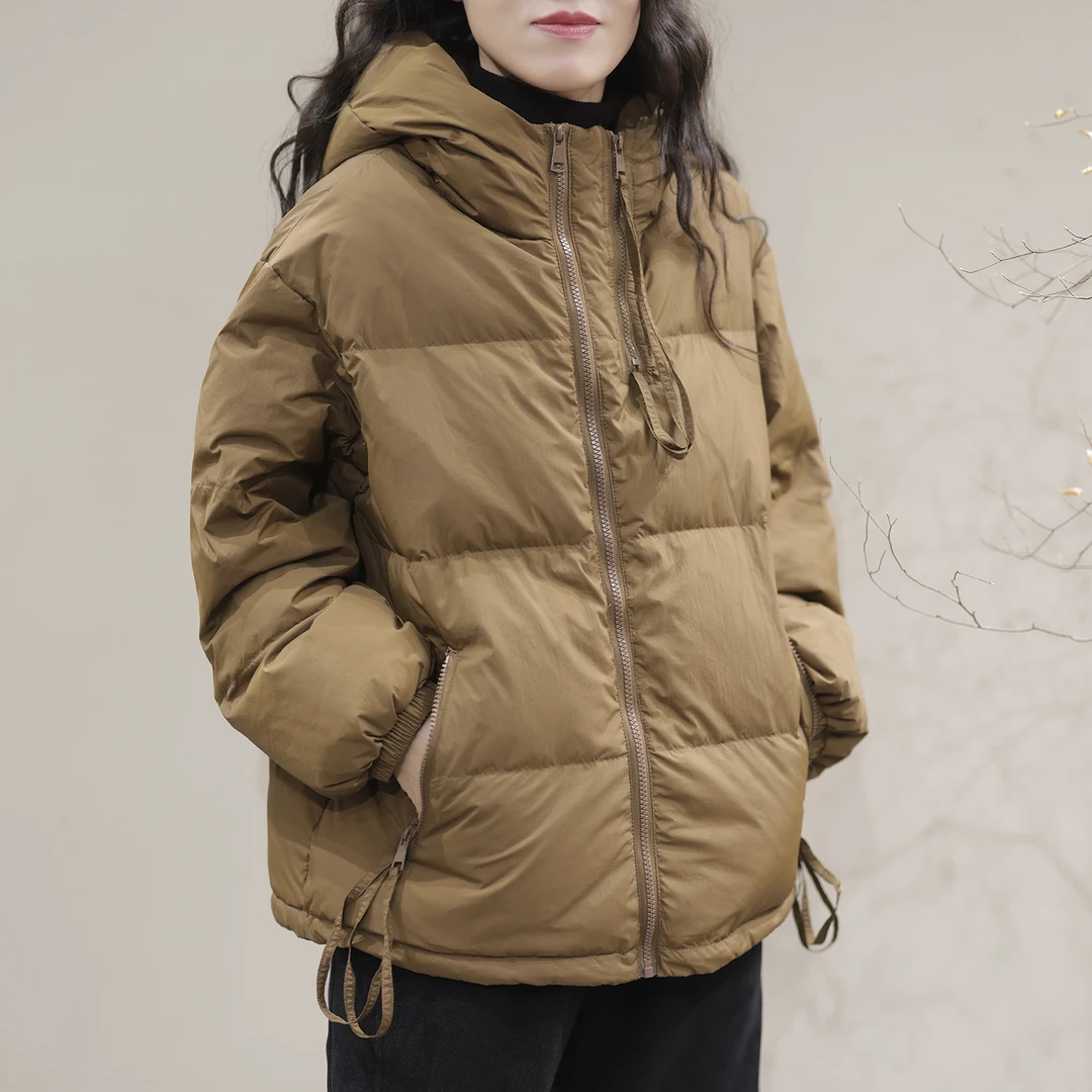 小个子棉服女短款韩版宽松加厚棉衣连帽外套冬季百搭休闲保暖棉袄