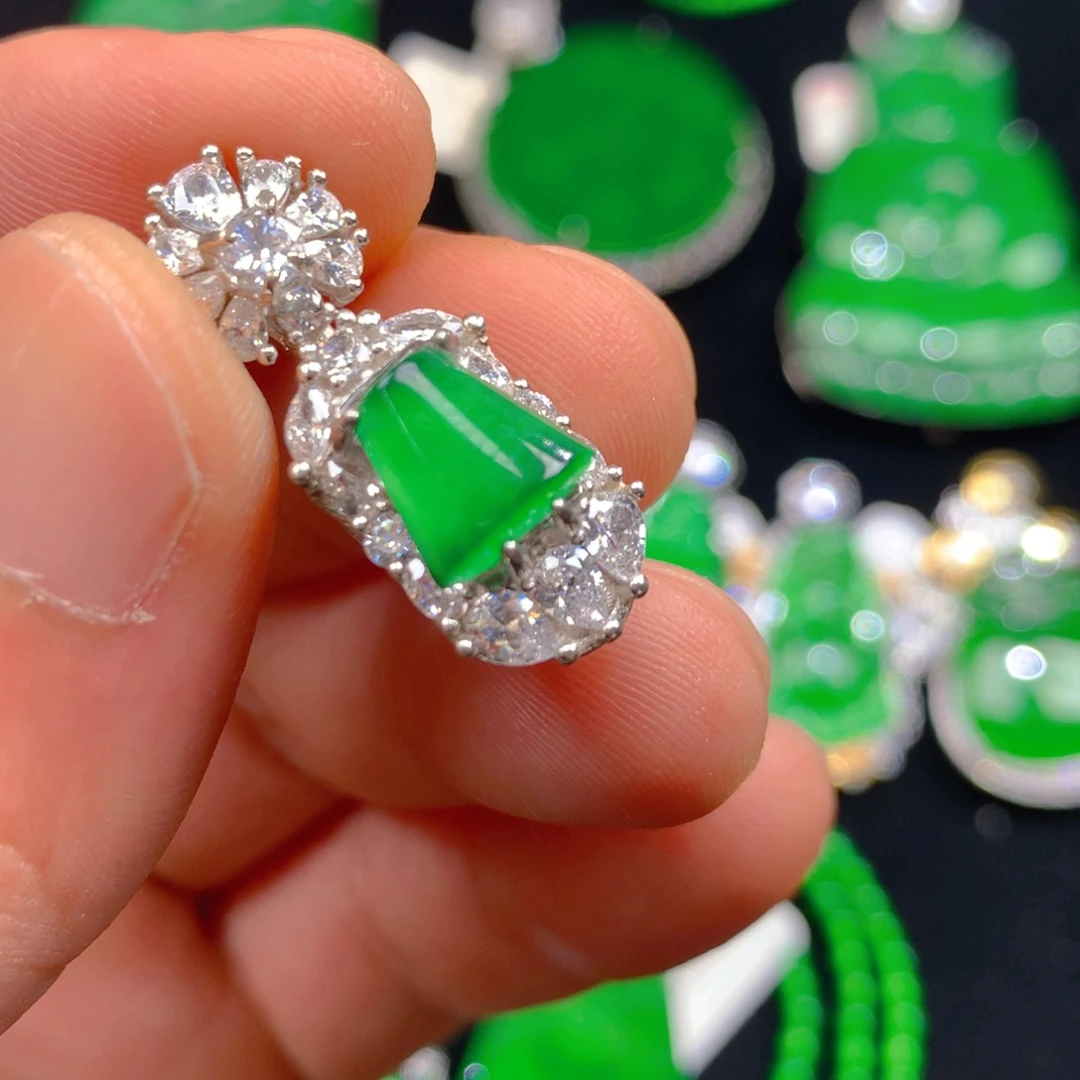 翡翠颈饰银S925镶嵌1111111111