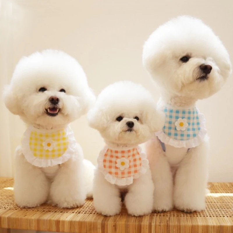 狗狗口水巾夏季狗狗配饰猫咪围兜可爱泰迪博美比熊柯基围脖饰品