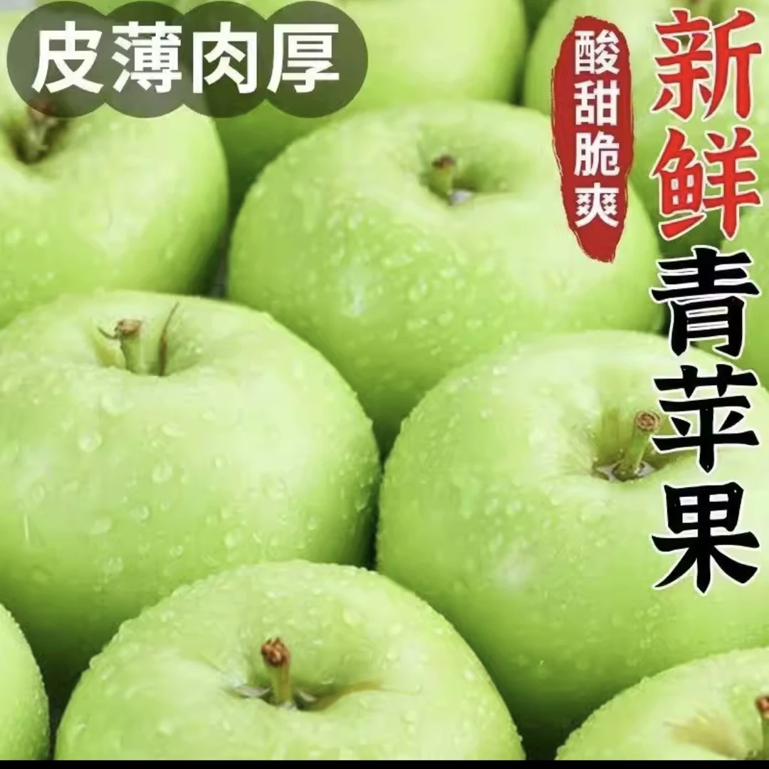 《坏果包赔》早熟青苹果脆甜酸甜可口孕妇儿童应季苹果1/3/5斤