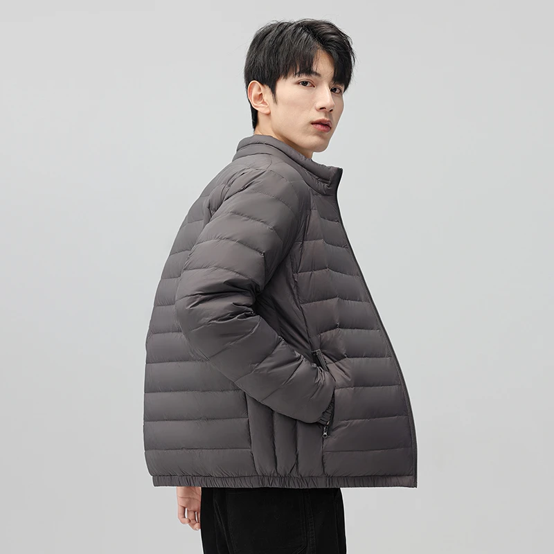 【雪中飞】男式鹅绒立领秋羽绒服X40130825E