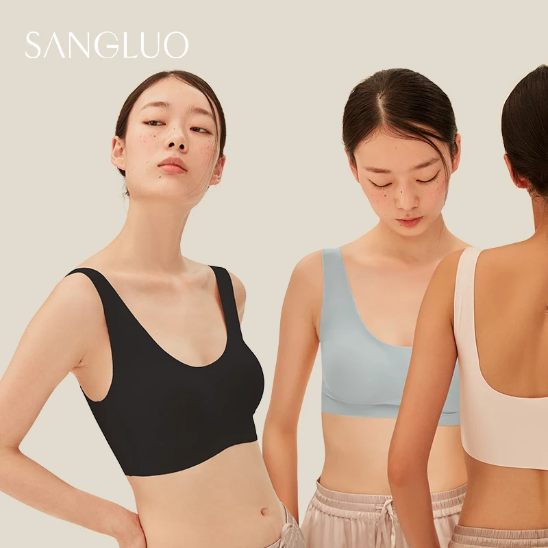 【云自在】桑罗桑蚕丝均码文胸背心式无钢圈凉感舒适女内衣03168113