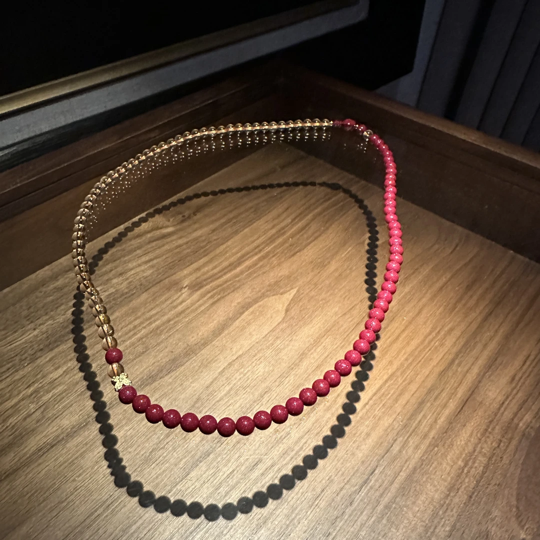 非金属仿水晶手链 ananstudio 蝴蝶沙沙黄水多圈手链 多样性发货