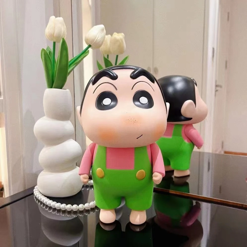 卡通风蜡笔小新野原新之助轻奢创意潮玩手办摆件入户玄关