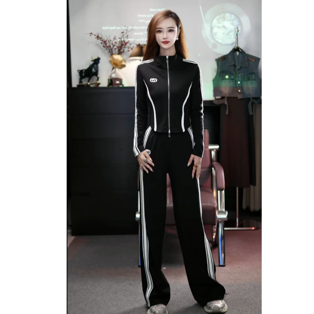 重工1400g两件套时尚潮流洋气显年轻秋冬套装0911