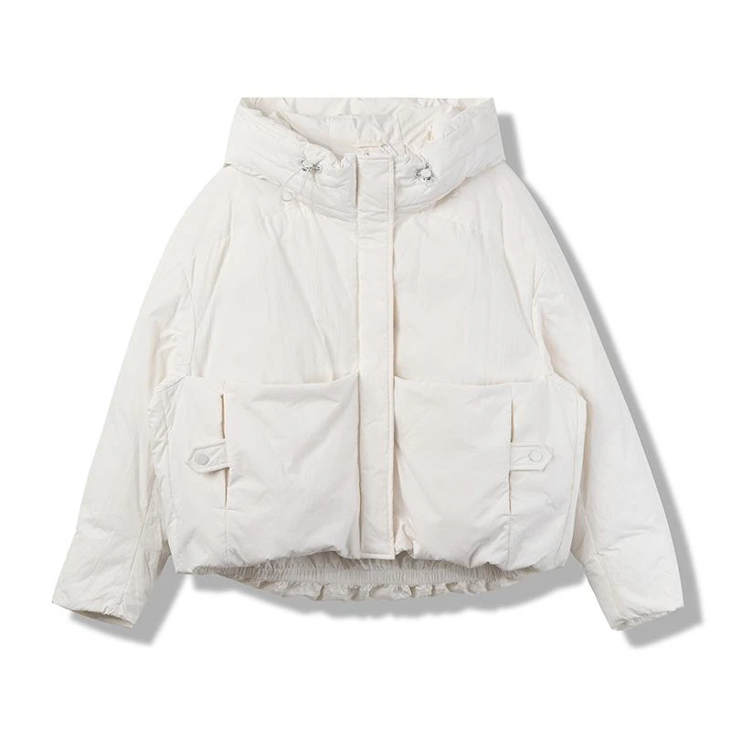 YAYA/鸭鸭运动时尚休闲百搭女士连帽宽松潮流加厚防风保暖羽绒服