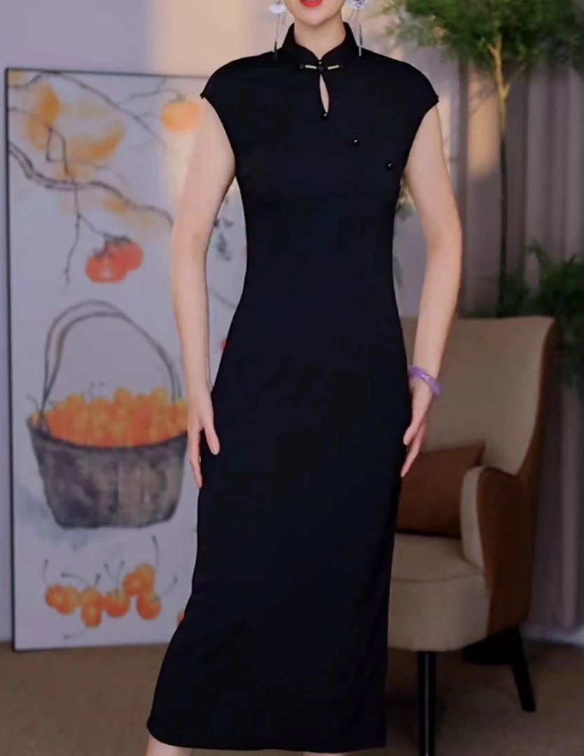 尚羽朵儿2011-中国风旗袍修身显瘦优雅气质夏季时尚复古日常（m-4）