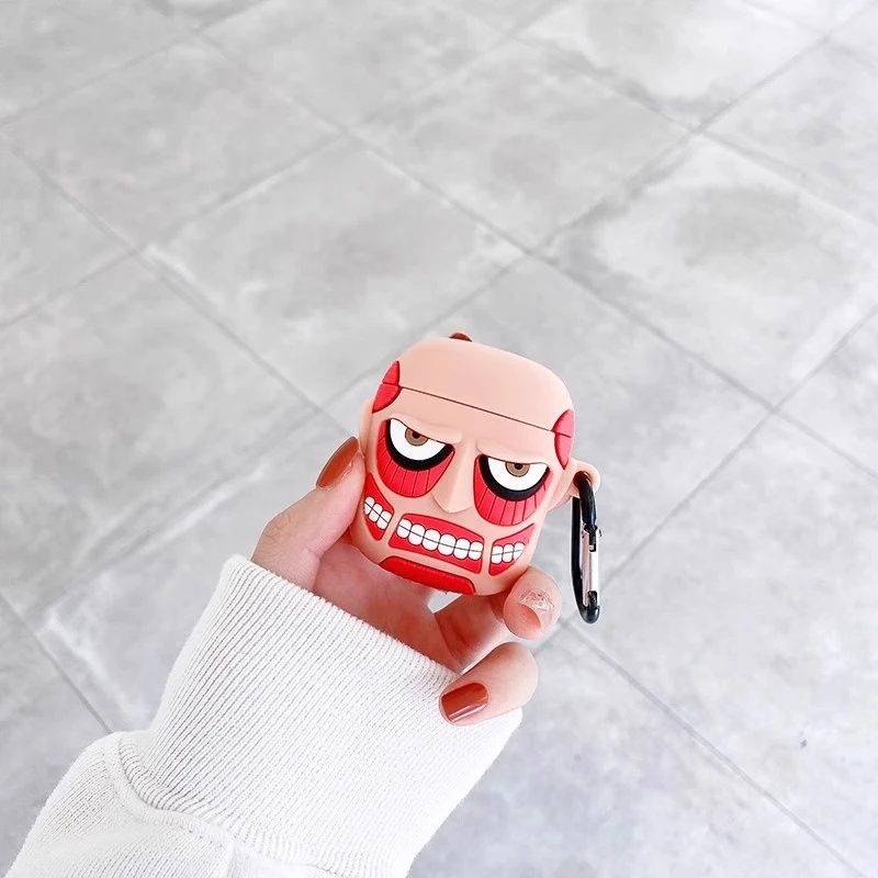 潮牌创意进击的巨人适用AirPods2保护套3代pro2苹果无线蓝牙耳机