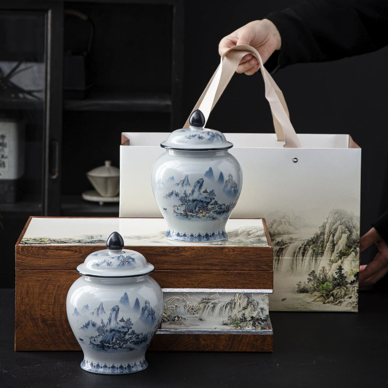 茶叶罐包装盒空礼盒装空盒子礼品盒中号通用订制红茶白茶龙井绿茶