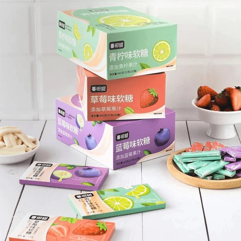 （团单）果味果滋软糖网红高颜值便携方便纯果汁添加瑞士糖小盒