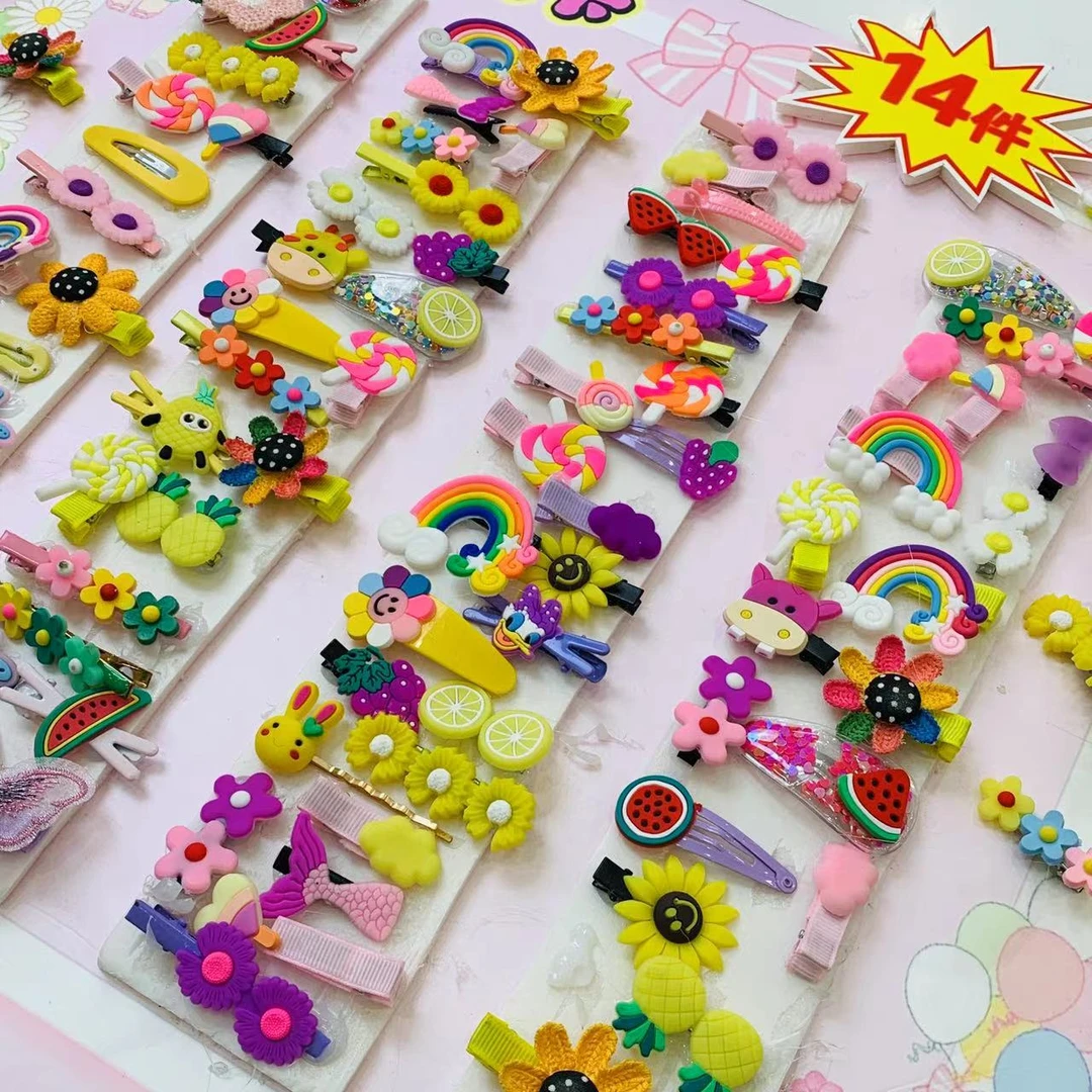 【拍下随机发夹14个 颜色款式随机 】个护厂家补贴