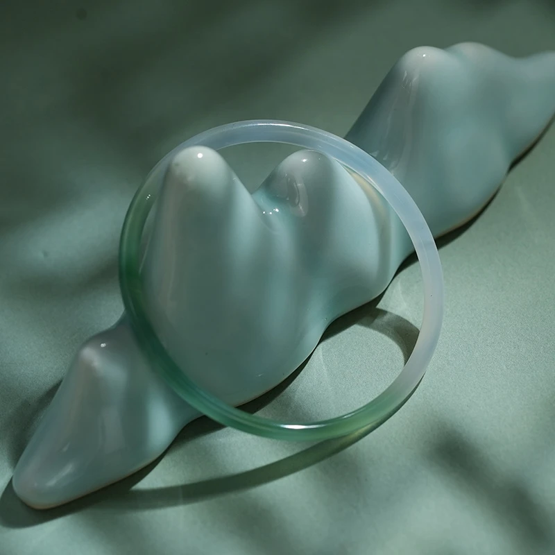 在忆【青云】玛瑙素圈手镯