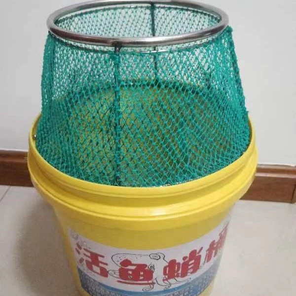 新款章鱼八带鱼纯手编织收纳八爪鱼鱿鱼活鱼蛸桶海钓垂钓鱼