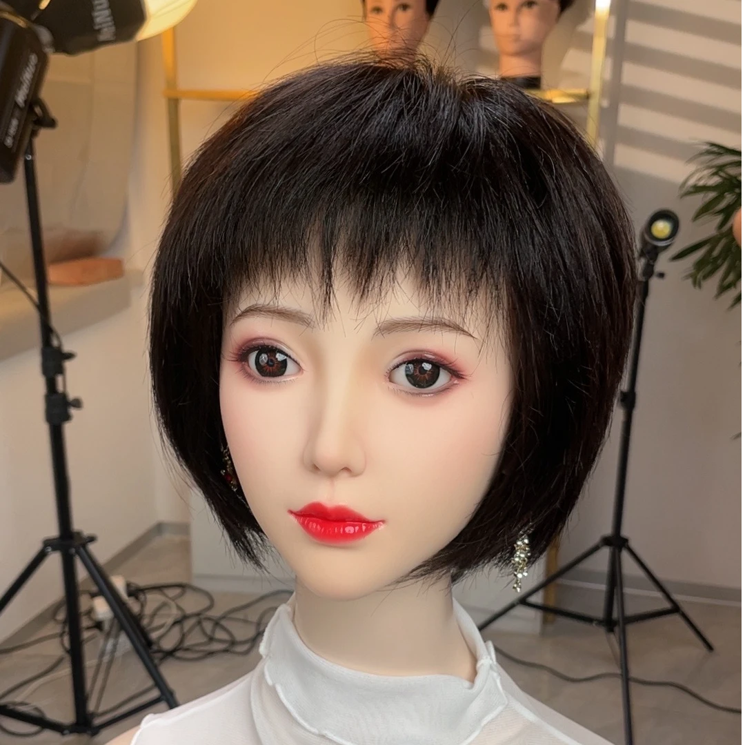 女士短发BOBO头真发丝女士发套