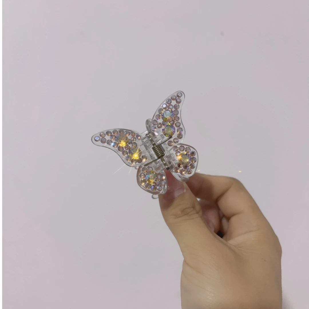 韩式气质甜美蝴蝶抓夹