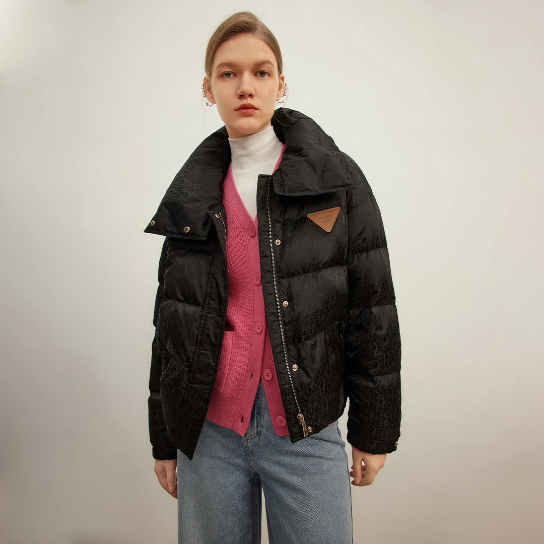 【小余专属】短款羽绒服女百搭时髦蓬松保暖鸭绒面包服Y427302827