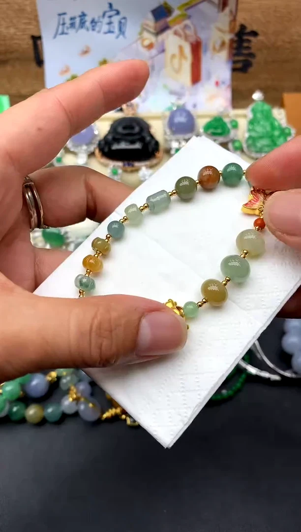 【闪购商品】翡翠手串未镶嵌323-中国好珍宝