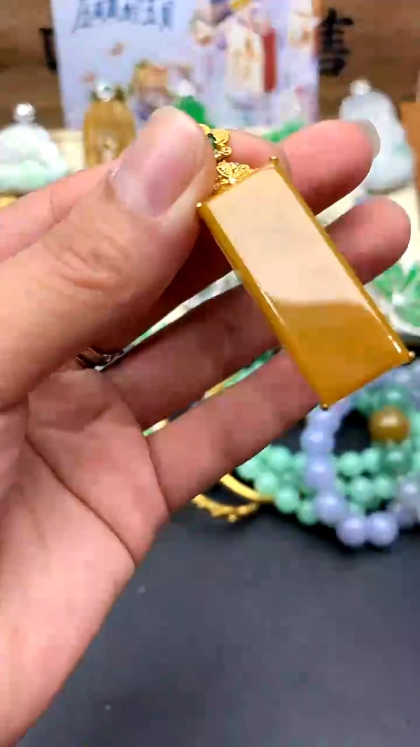 【闪购商品】翡翠颈饰18K金镶嵌434-中国好珍宝