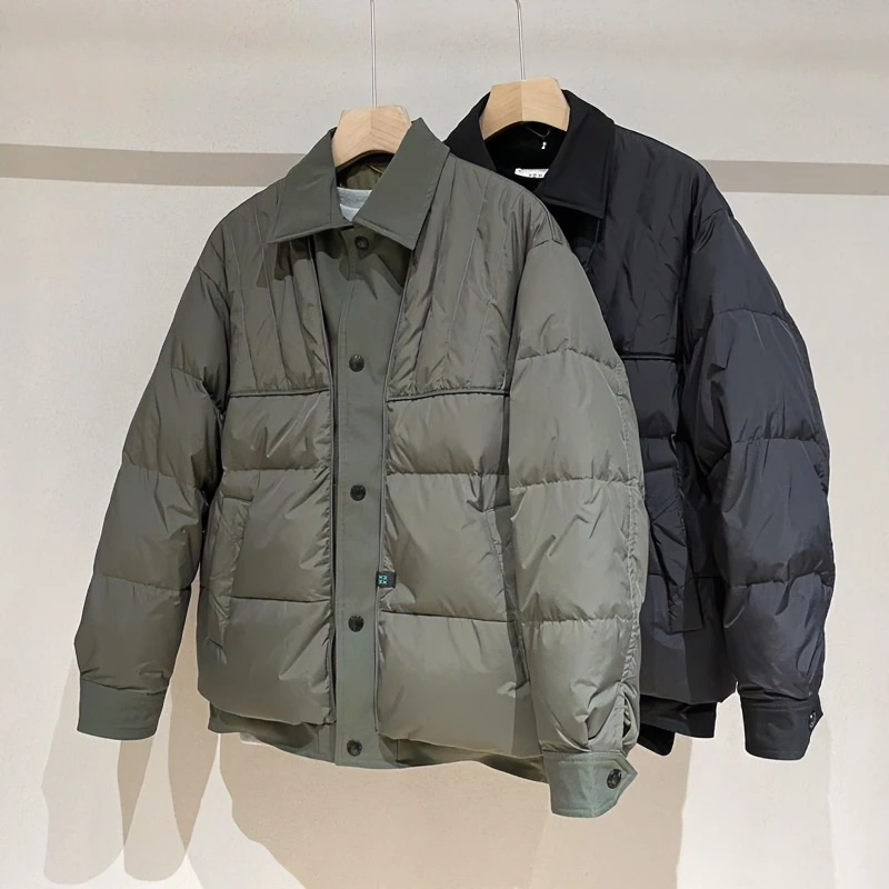 波司澄羽绒服300斤加大码冬季羽绒羽绒男加厚潮流日系加肥假两件