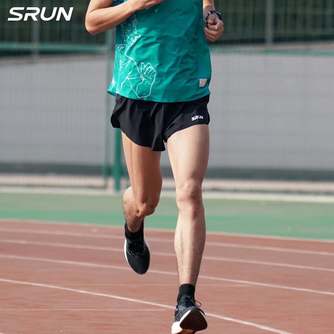 男款比赛竞技短裤 马拉松运动轻量速干防磨内衬 启跑SRUN