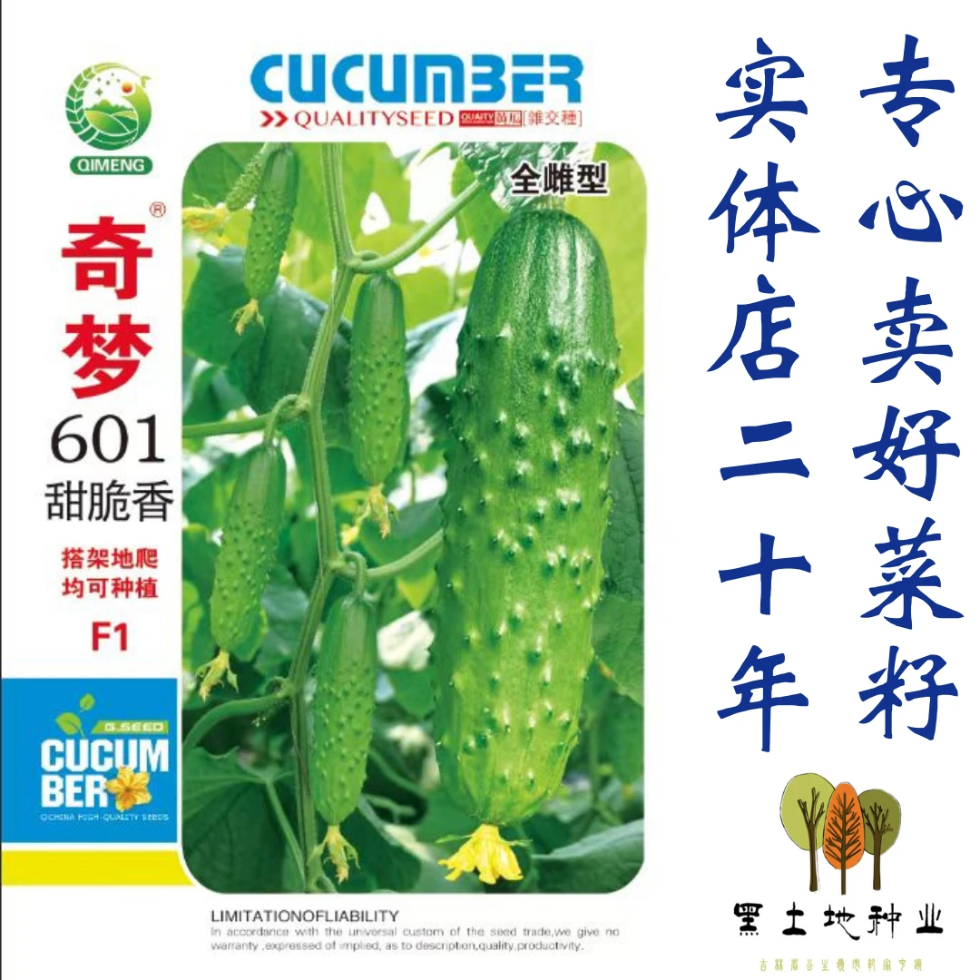 奇梦601甜脆香黄瓜种子