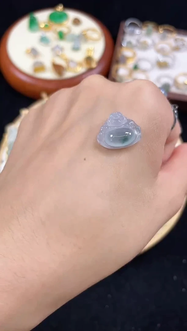 【闪购商品】翡翠吊坠(不含链)未镶嵌一个  JK343