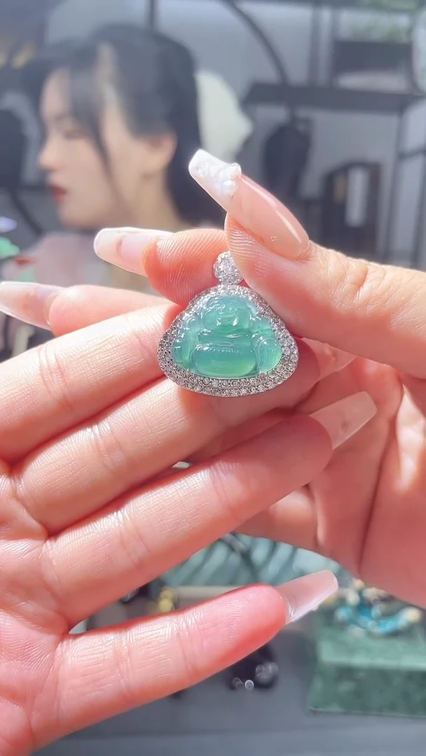【闪购商品】翡翠颈饰银S925镶嵌多样性发货09