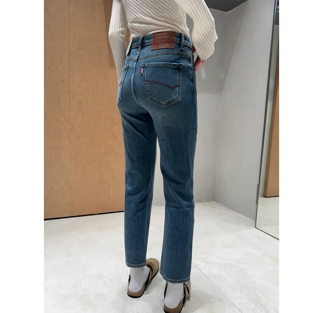 代301系列四面弹显瘦九分烟管裤B383