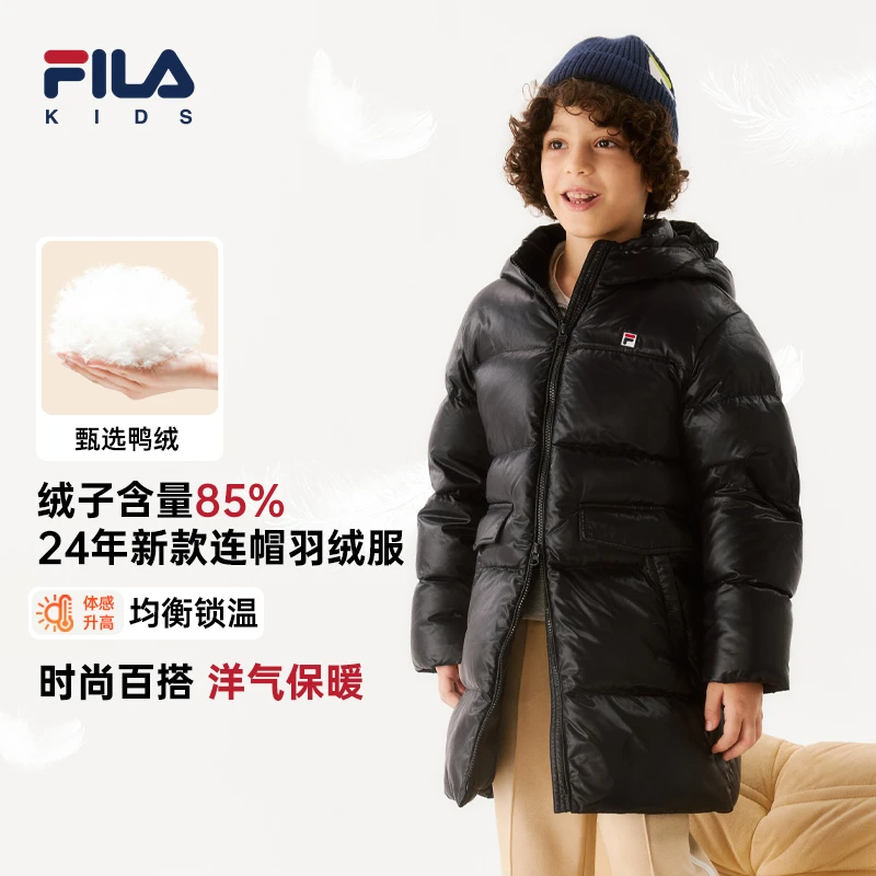 反季清仓FILA斐乐儿童寒冬新时尚【厚绒保暖】羽绒服K11B441930
