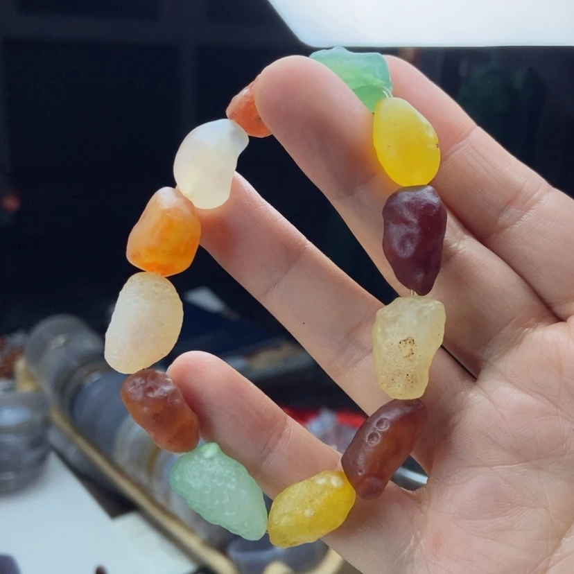 【闪购商品】定制玛瑙手串未镶嵌走**停