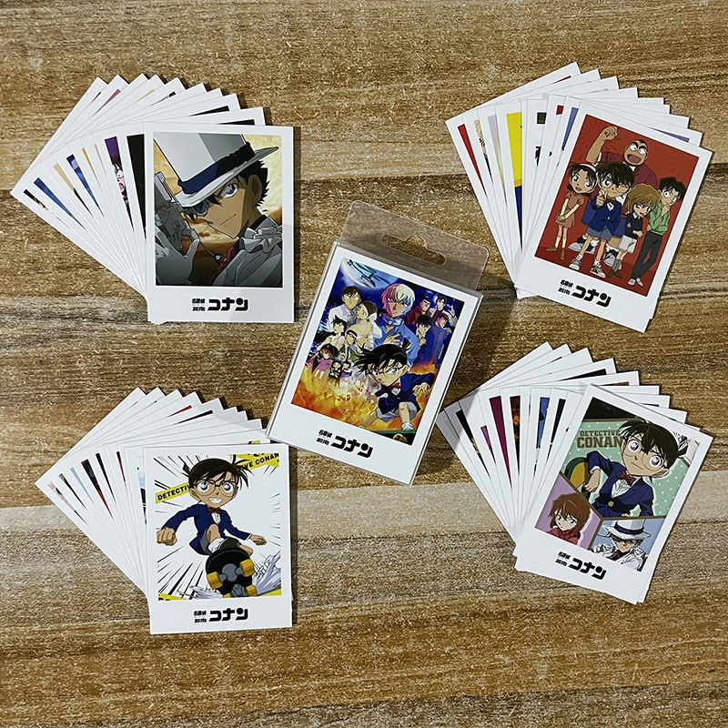名侦探柯南lomo卡 江户川拍立得哀动漫周边40张留言卡高清贺卡